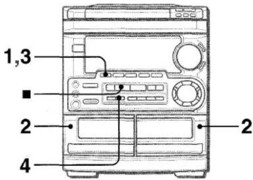 AIWA CXNMT50 - DUBBING A TAPE MANUALLY - 1