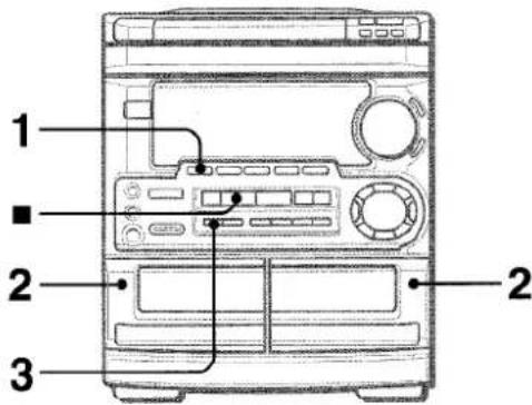 AIWA CXNMT50 - DUPLICATION DE LA TOTALITE D'UNE CASSETTE - 1
