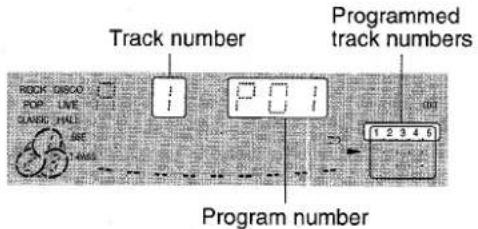 AIWA CXNMT50 - To check the order of the programmed track numbers - 1