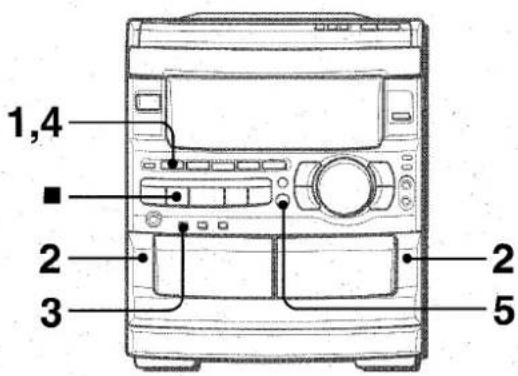 AIWA CXNA92 - COPIADO MANUAL DE UNA CINTA - 1