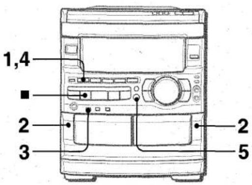AIWA CXNA92 - DUBBING A TAPE MANUALLY - 1