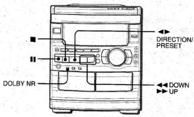 AIWA CXNA92 - Pour selectionner un mode d'inversion (platine 2 seulement) - 2