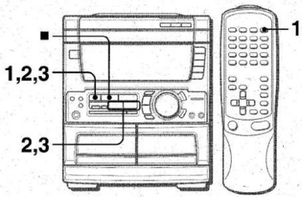 AIWA CXNA71 - SETTING THE CLOCK - 1