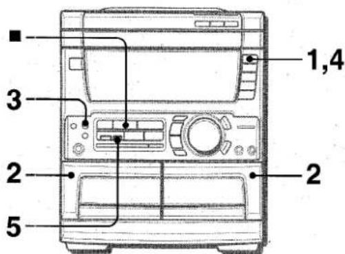 AIWA CXNA71 - Pour effacer un enregistrement - 1