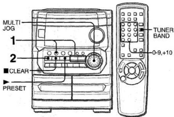 AIWA CXNMT240 - MEMORISATION DE STATIONS - 1