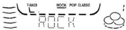 AIWA CXNMT240 - Press one of ROCK, POP or CLASSIC. - 1