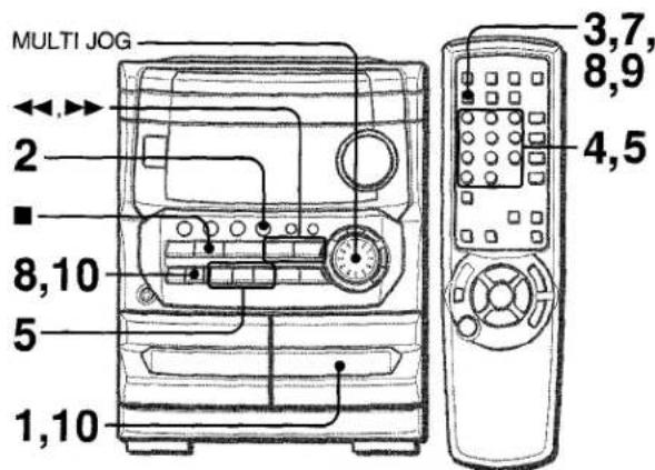 AIWA CXNMT240 - ENREGISTREMENT AVEC MONTAGE PROGRAMME - 1