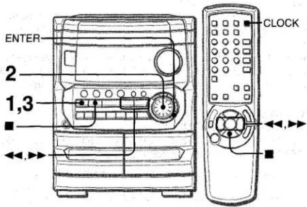 AIWA CXNMT240 - PUESTA EN HORA DEL RELOJ - 1