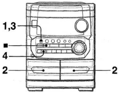 AIWA CXNMT240 - DUBBING A TAPE MANUALLY - 1