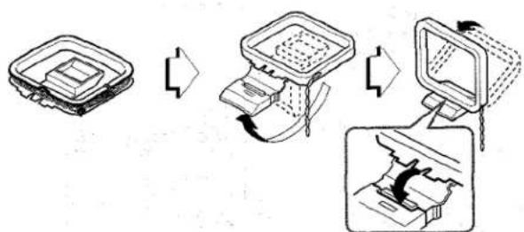 AIWA CXNMT240 - To stand the AM antenna on a surface - 1