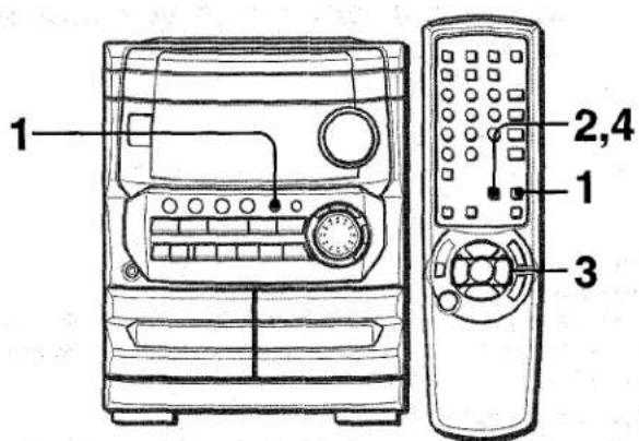 AIWA CXNMT240 - REGLAGE DE LA BALANCE DES NIVEAUX DES ENCEINTES - 1