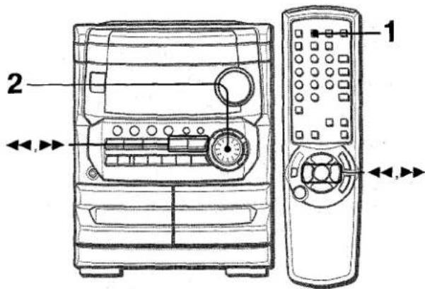AIWA CXNMT240 - REGLAGE DE LA MINUTERIE D'ARRET - 1