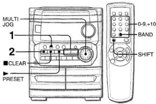 AIWA CXNA222 - PREAJUSTE DE EMISORAS - 1