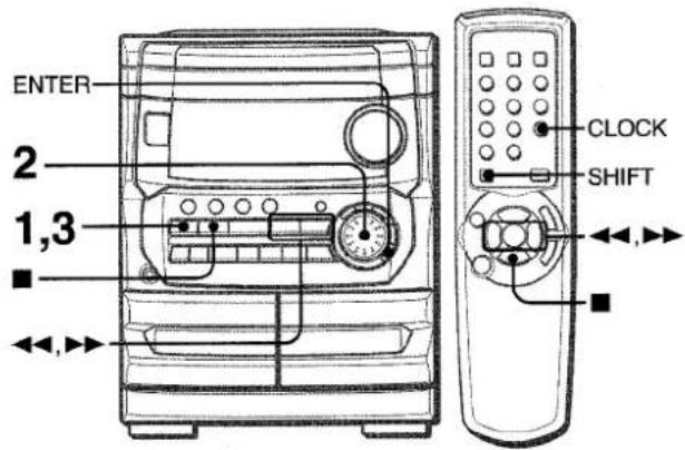 AIWA CXNA222 - PUESTA EN HORA DEL RELOJ - 1