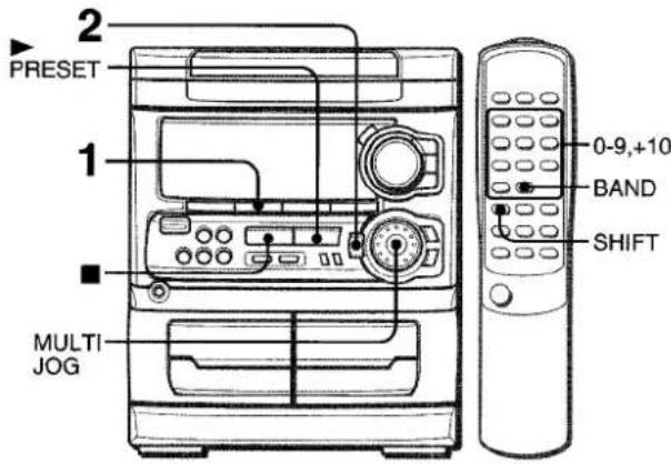 AIWA CXNA303 - PRESETTING STATIONS - 1