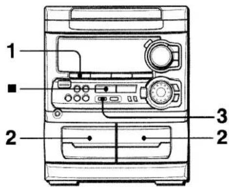 AIWA CXNA303 - Duplication de la totalite d'une cassette - 1