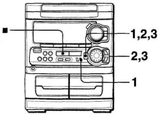 AIWA CXNA303 - SETTING THE CLOCK - 1