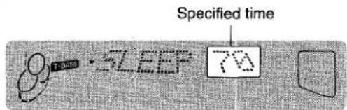 AIWA CXNA303 - SETTING THE SLEEP TIMER - 3