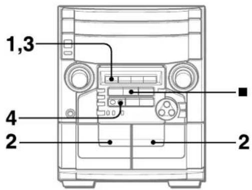 AIWA CXNAJ54 - DUBBING A TAPE MANUALLY - 1