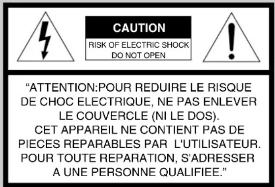 AIWA CXNAJ54 - AVERTISSEMENT - 1