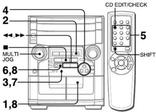 AIWA CXNAJ54 - Enregistrement avec montage et CALCUL du temps - 1