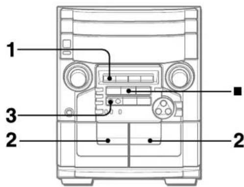 AIWA CXNAJ54 - Dupplication de la totalite d'une cassette - 1