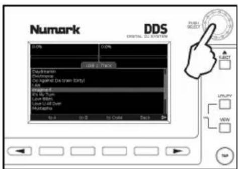 NUMARK DDS80 - Verwenden von Listen - 2