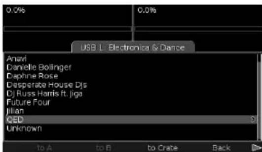 NUMARK DDS80 - Browsing - 2
