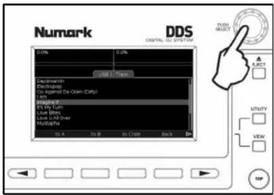 NUMARK DDS80 - Cómo usar las listas - 2