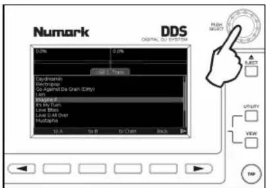 NUMARK DDS80 - Uso delle liste - 2