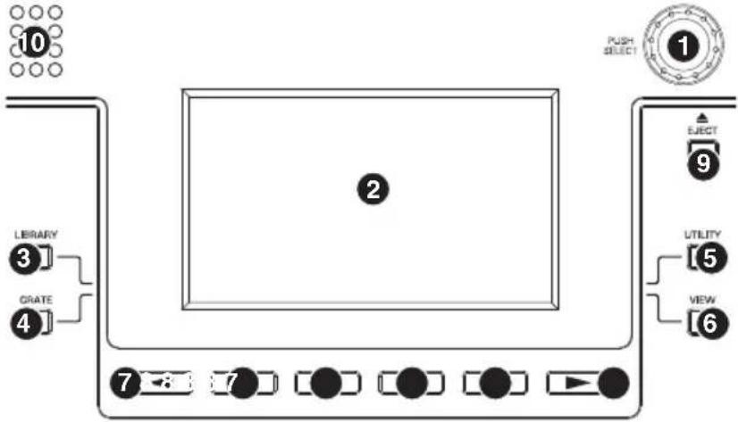 NUMARK DDS80 - Commandes générales - 1