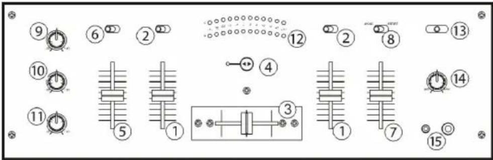 NUMARK CDMIX1 - MIXER FEATURES - 1