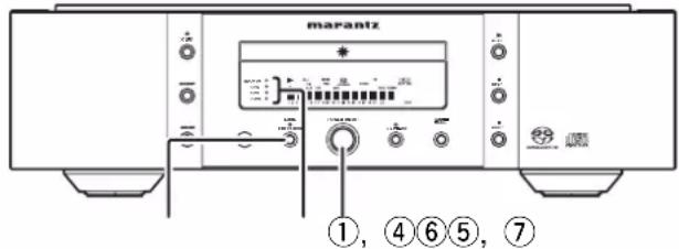 MARANTZ SA11S2 - ■ Utilisation d'un générateur d'horloge maître pour la lecture - 1