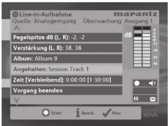 MARANTZ DH9500 - So nehmen Sie von externen Quellen auf - 1