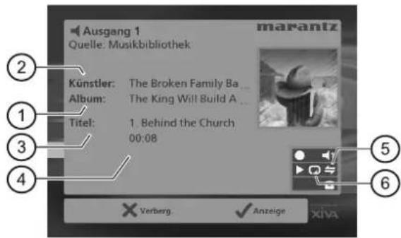 MARANTZ DH9500 - Der Ausgabebildschirm - 1
