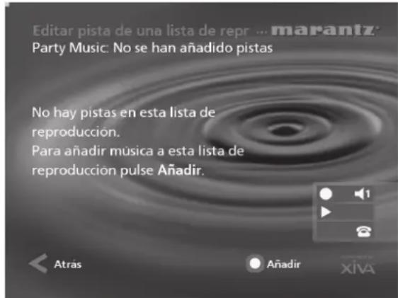 MARANTZ DH9500 - Para seleccionar elementos que añadir a una lista de reproducción - 1