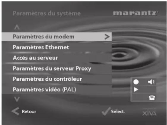 MARANTZ DH9500 - Paramètres du système - 1