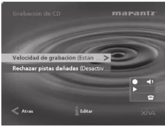 MARANTZ DH9500 - Grabación de un CD - 1