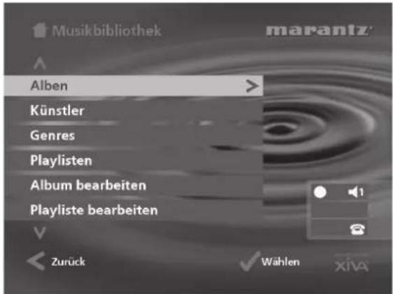 MARANTZ DH9500 - WIEDERGEBEN VON MUSIK AUS DER BIBLIOTHEK - 1