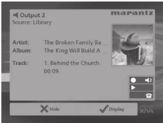 MARANTZ DH9500 - To change output using the remote control - 1