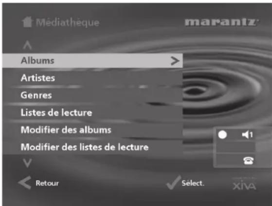 MARANTZ DH9500 - LECTURE DEPUIS LA MÉDIATHÈQUE - 1