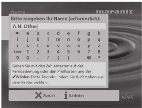 MARANTZ DH9500 - So melden Sie den Music Server an - 3