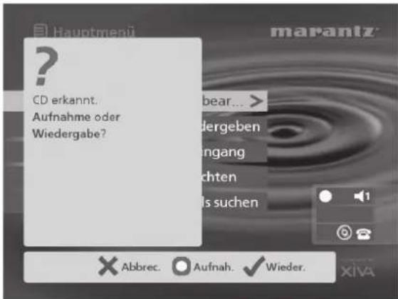 MARANTZ DH9500 - AUFNEHMEN VON EINER CD - 1