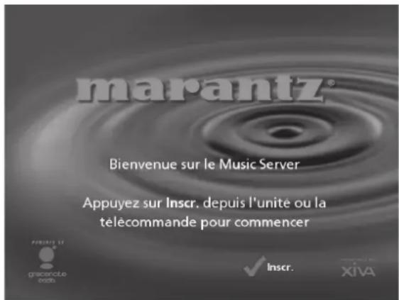 MARANTZ DH9500 - Pour inscrire Music Server - 1