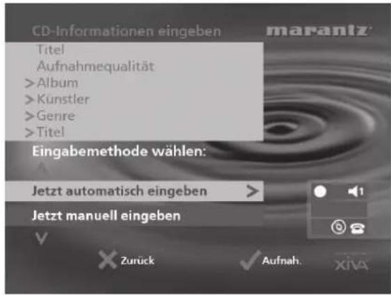 MARANTZ DH9500 - CD-Informationen - 1