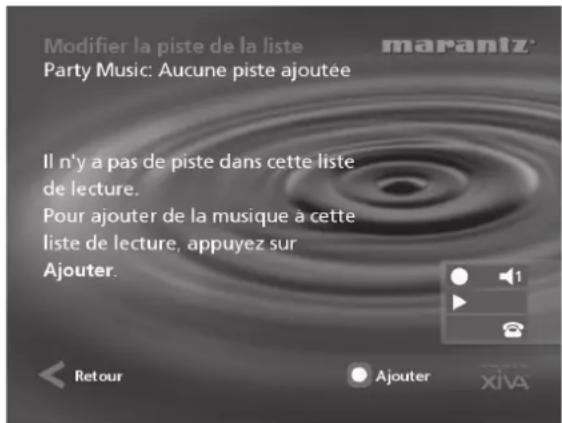 MARANTZ DH9500 - Pour sélectionner les éléments de la liste de lecture - 1