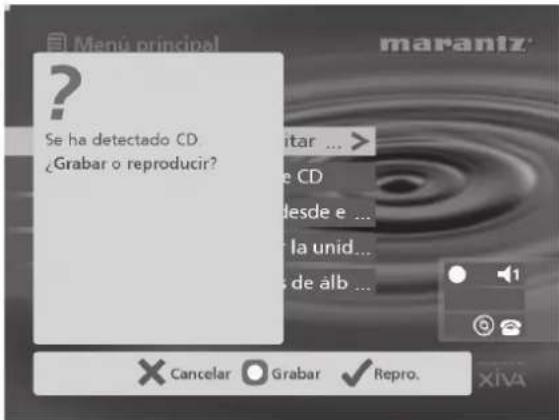 MARANTZ DH9500 - GRABACIÓN DESDE UN CD - 1