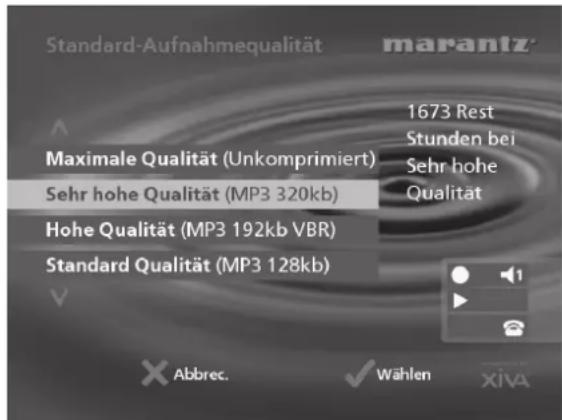 MARANTZ DH9500 - Standard-Aufnahmequalität - 1