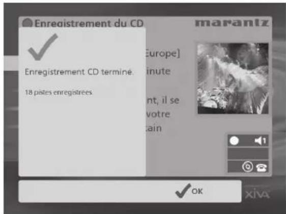 MARANTZ DH9500 - Réalisation d'un enregistrement automatique (à l'aide d'une seule touche) - 3