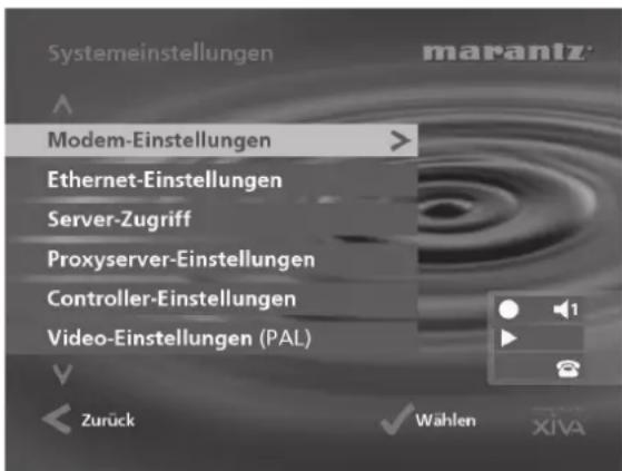 MARANTZ DH9500 - Systemeinstellungen - 1